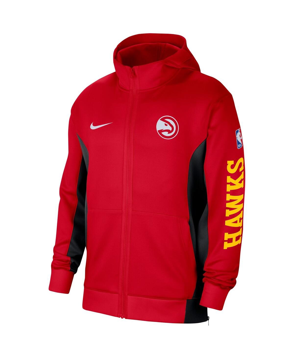 Shop Nike Men's  Red Atlanta Hawks 2023/24 Authentic Showtime Full-zip Hoodie