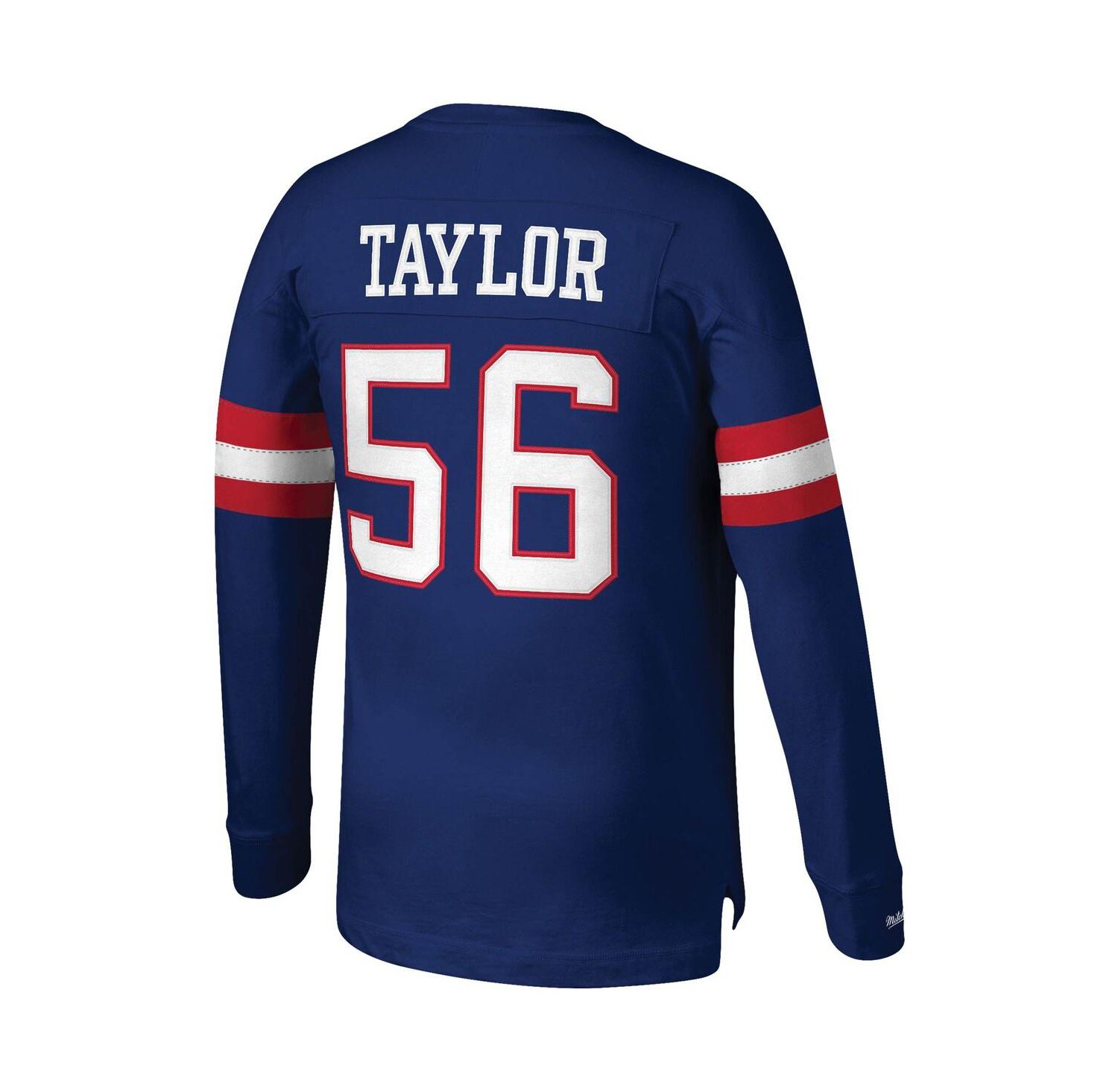Men's Lawrence Taylor Royal New York Giants Big and Tall Cut & Sew Player Name and Number Long Sleeve T-shirt