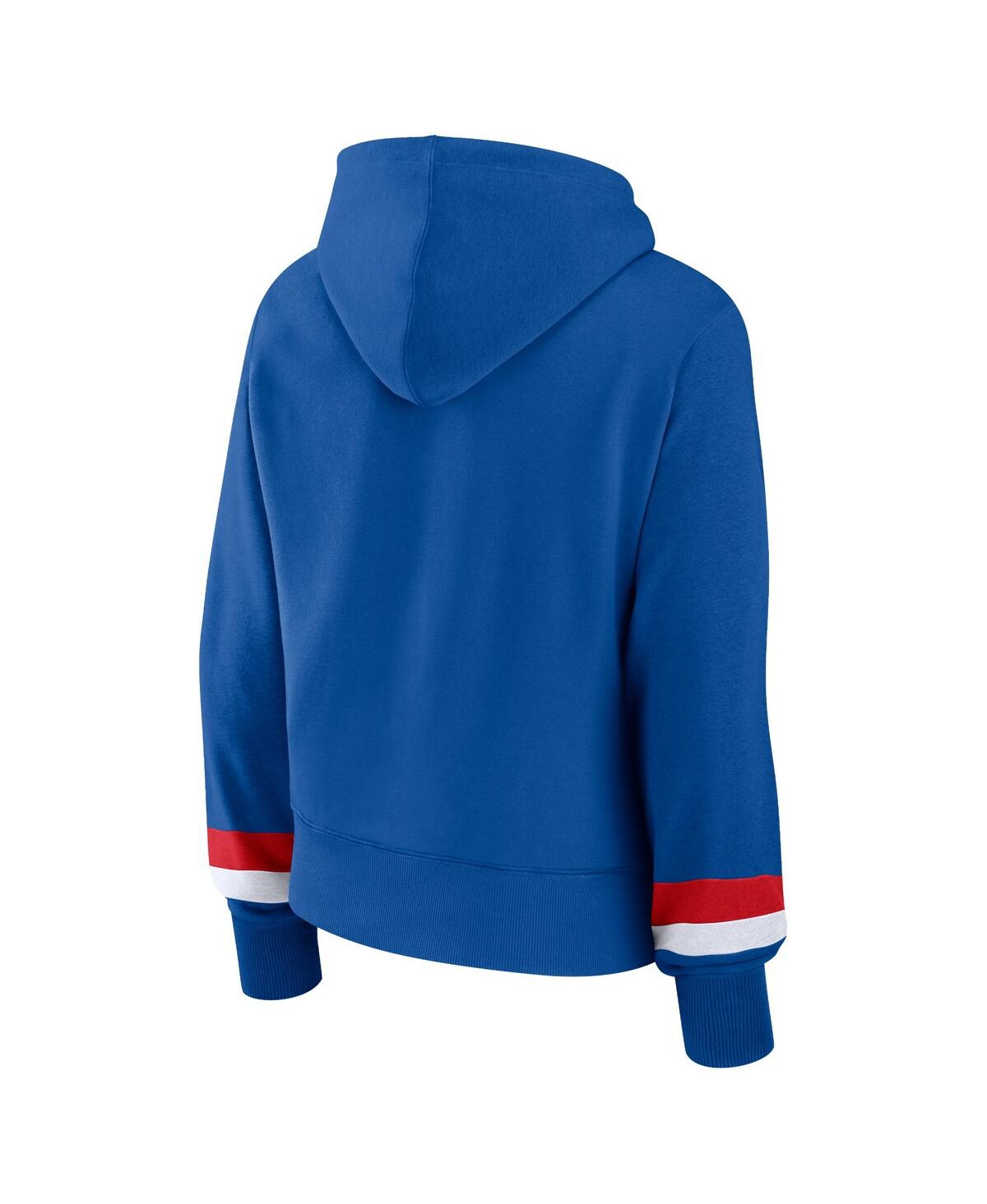 Women's FanaticsBuffalo Bills Over Under Pullover Hoodie - Royal