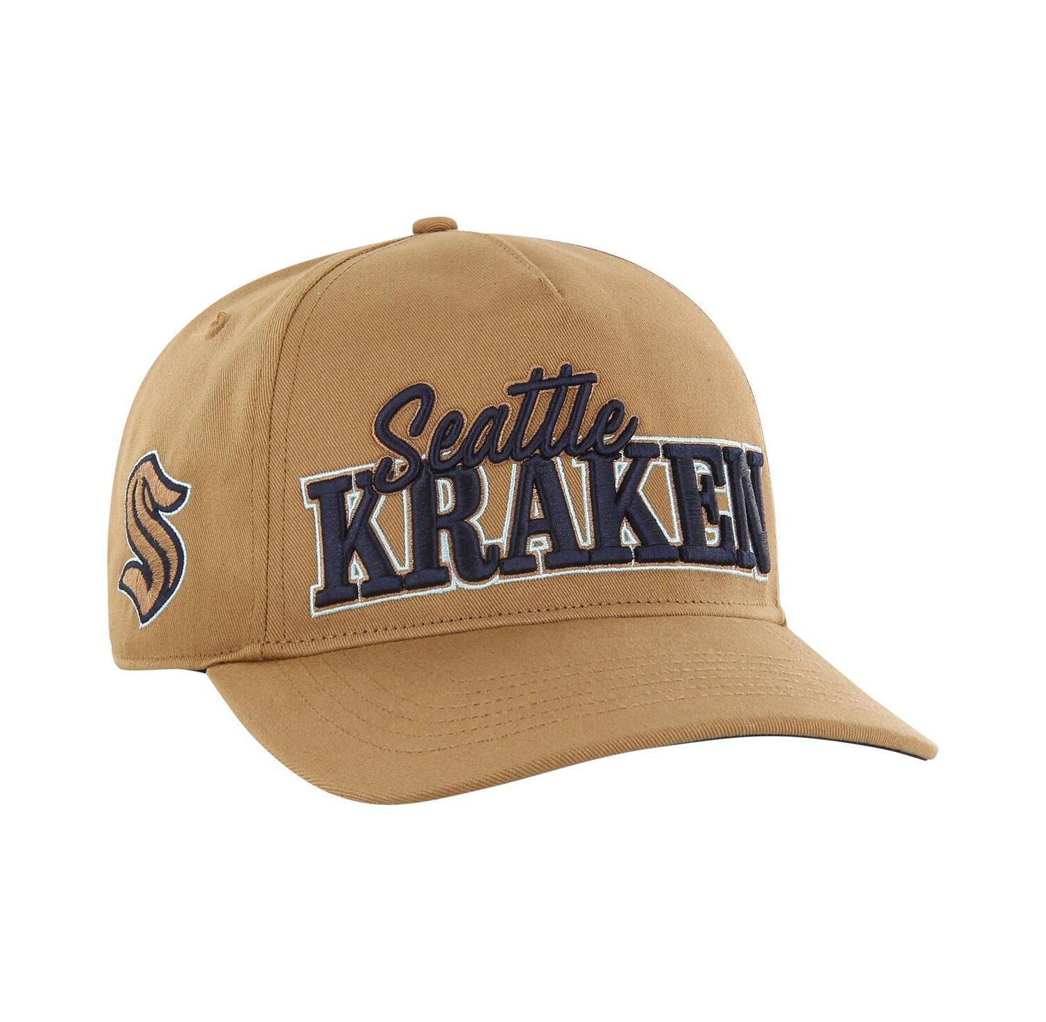 Men's Tan Seattle Kraken Barnes Hitch Adjustable Hat