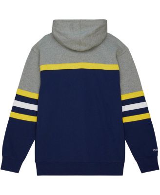 Men's Navy Michigan Wolverines Head Coach Pullover Hoodie
