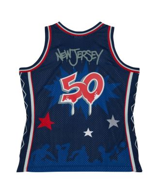 Men's x Tats Cru Navy New Jersey Nets Hardwood Classics Fashion Jersey