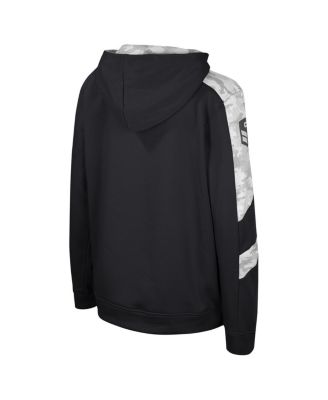 Big Boys Black Iowa Hawkeyes OHT Military-Inspired Appreciation Cyclone Digital Camo&nbsp;Pullover Hoodie