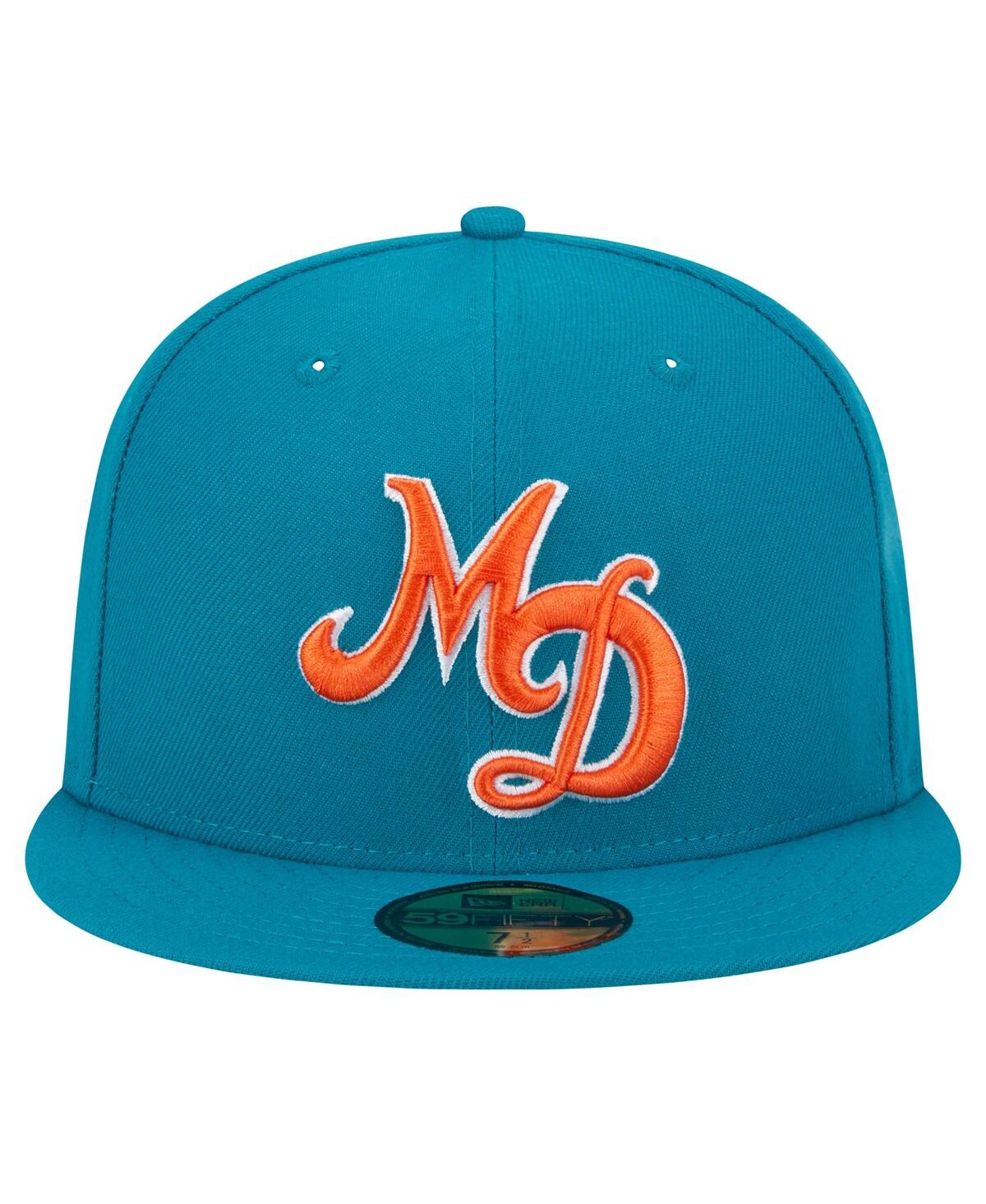 Men's New EraMiami Dolphins City Originals 59FIFTY Fitted Hat - Aqua