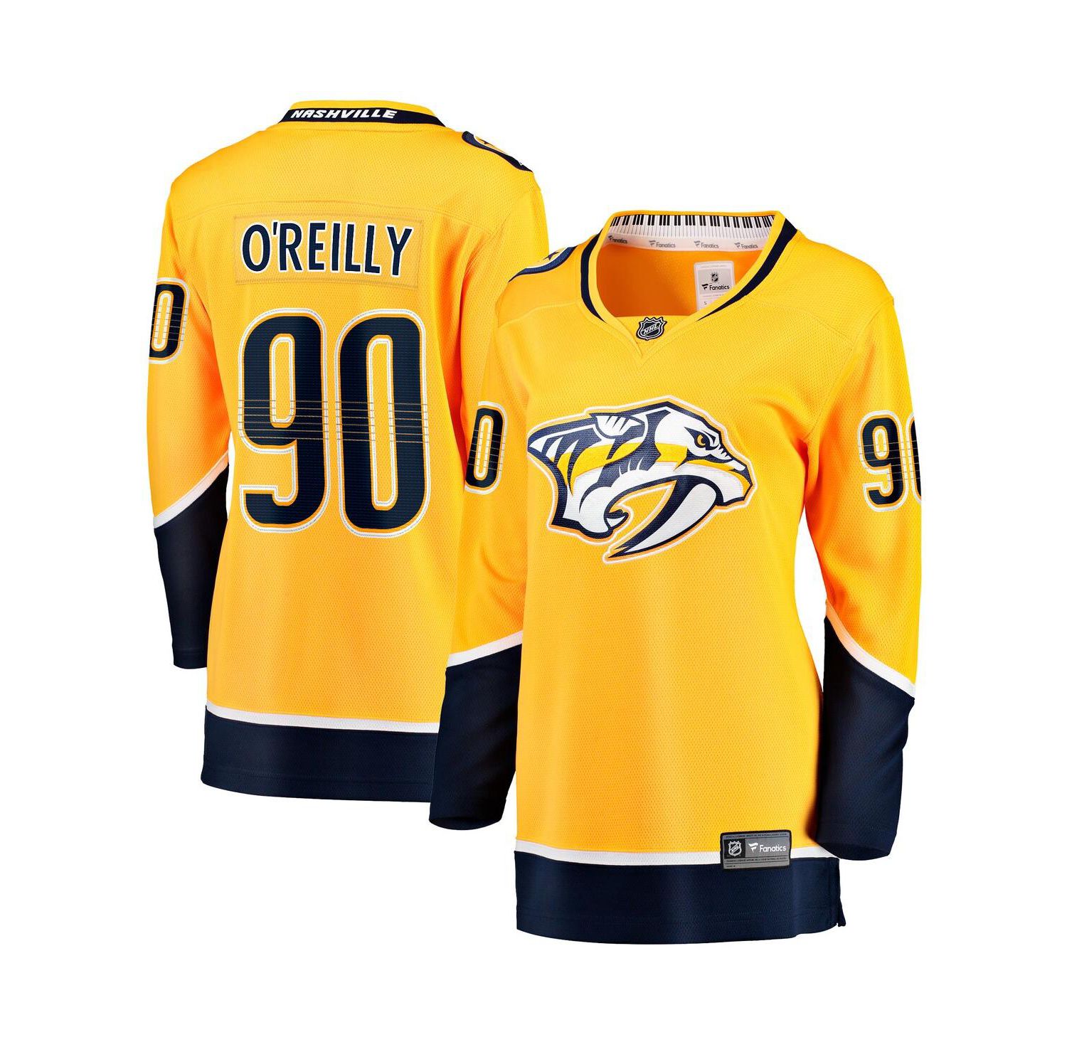 Women's Ryan O'Reilly Gold Nashville Predators Home Premier Breakaway Player Jersey