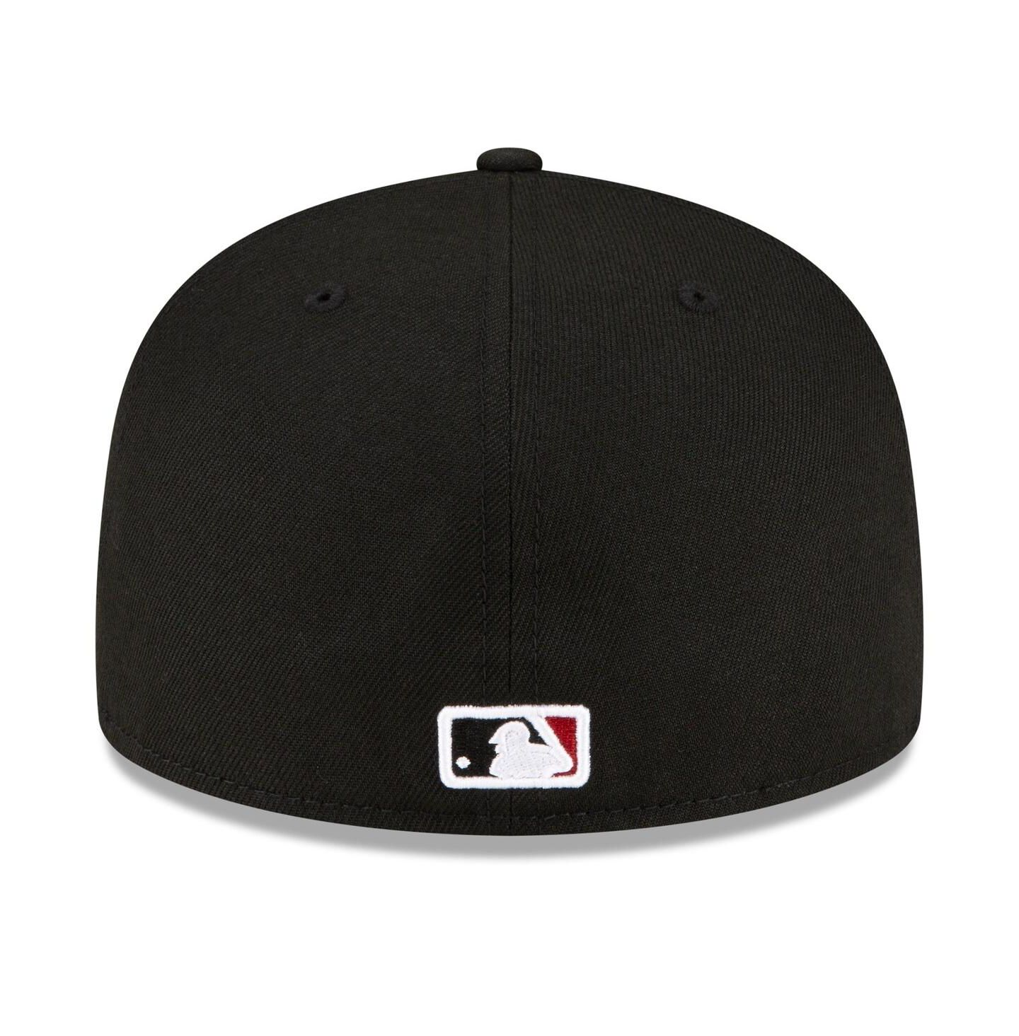 Мужская кепка New Era Black Arizona Diamondbacks Alternate Authentic Collection On-Field 59FIFTY Fitted Hat — фото 3