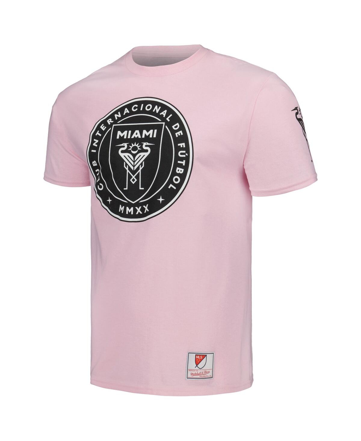 Men's Mitchell & NessInter Miami Cf Team Trio Lockup T-shirt - Pink