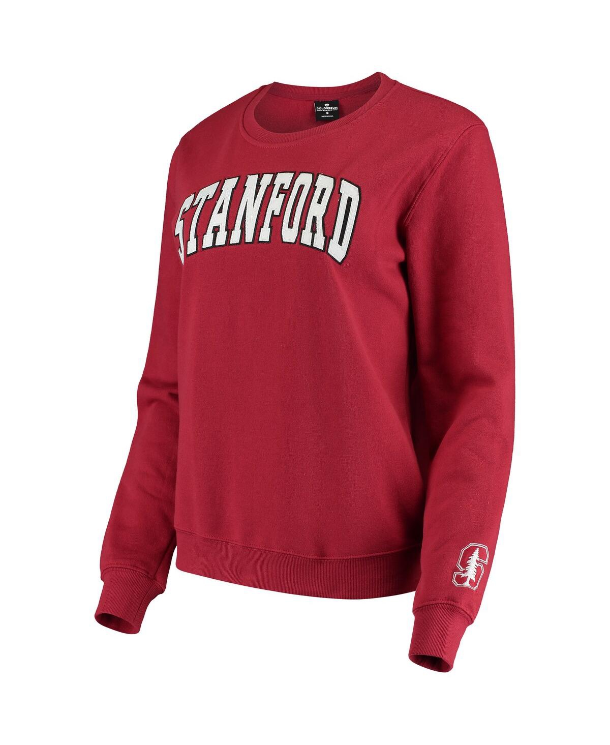 Colosseum Cardinal Stanford Cardinal Campanile Pullover Sweatshirt In Cardinal