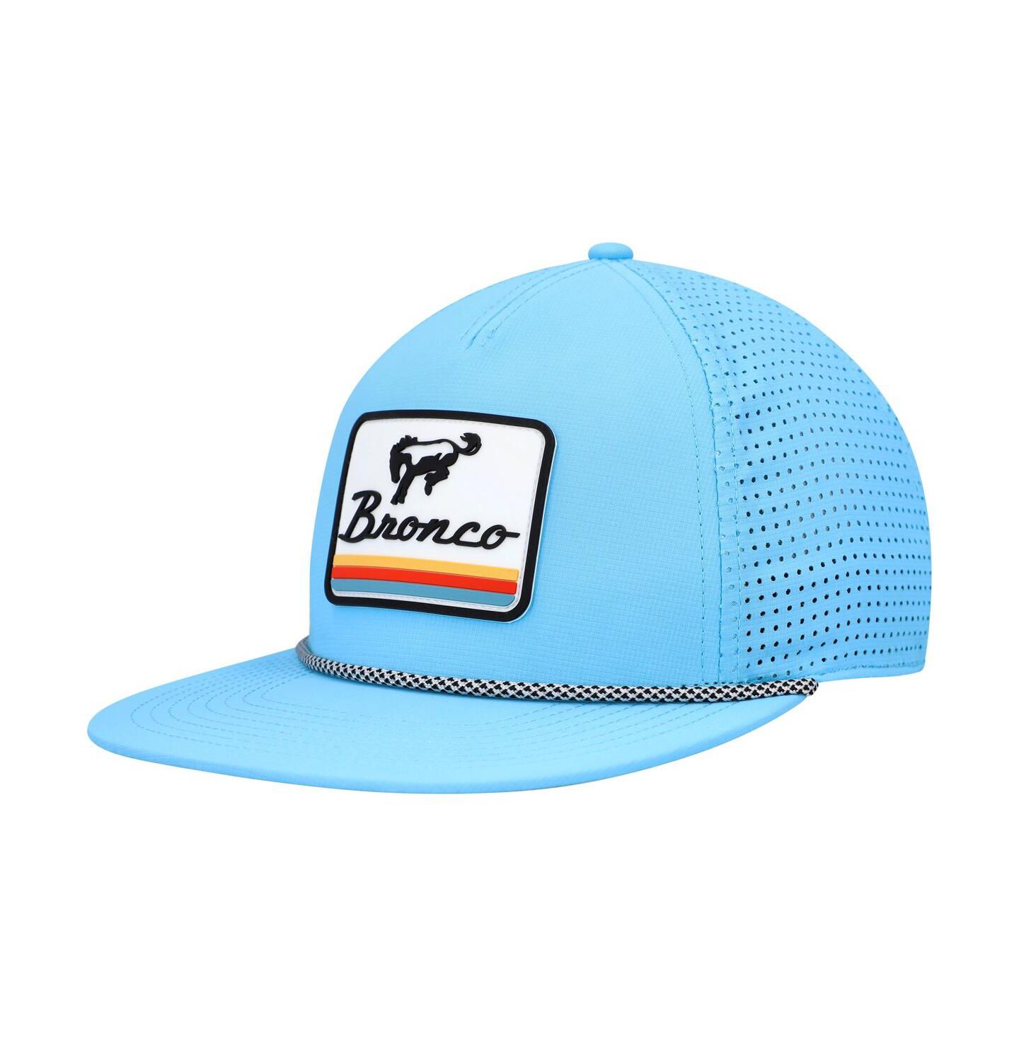 Мужская кепка American Needle Blue Bronco Buxton Pro Adjustable Hat — фото 1