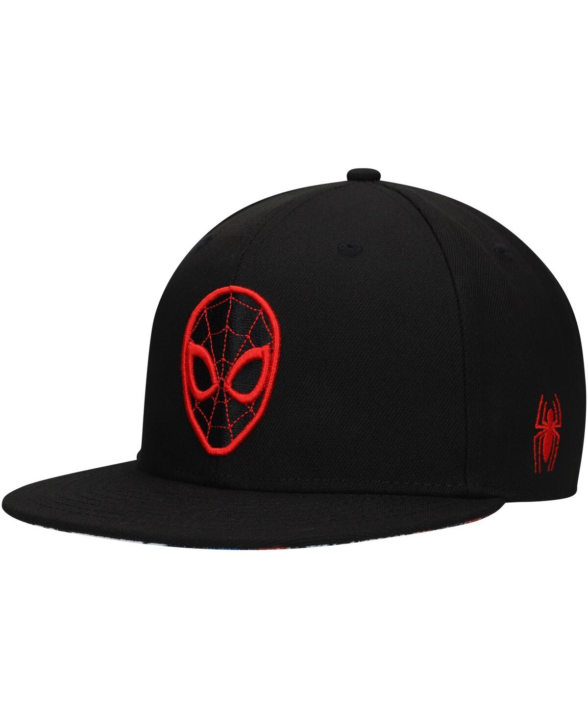 Shop Lids Men's Black Spider-man Elements Snapback Hat