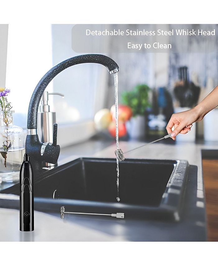 SUGIFT Electric Milk Frother Handheld Automatic Egg Beater, Milk Shaker