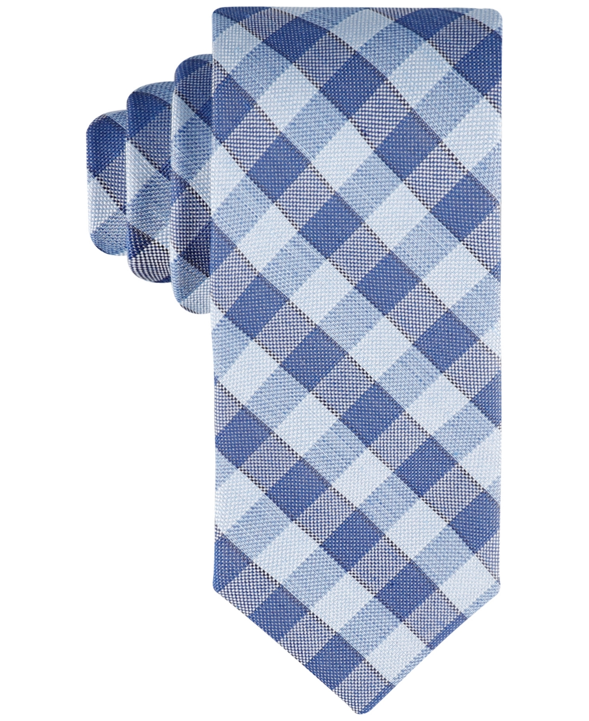 Shop Tommy Hilfiger Men's Troy Plaid Tie In Blue