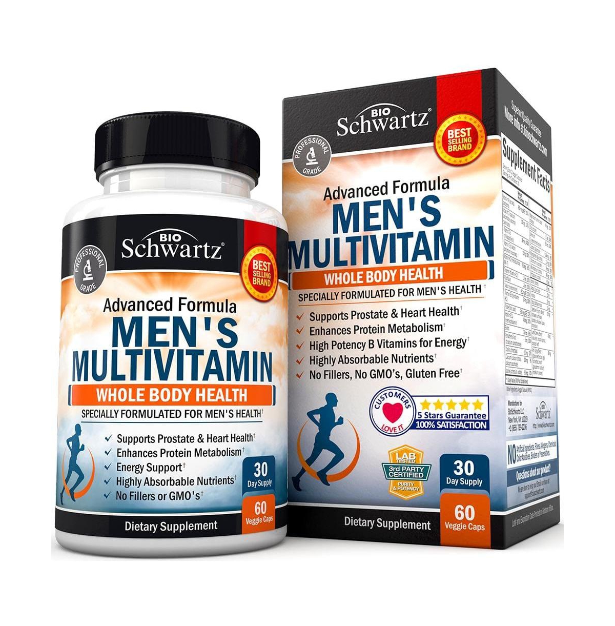 Bio Schwartz Men's Multivitamin 60 Capsules