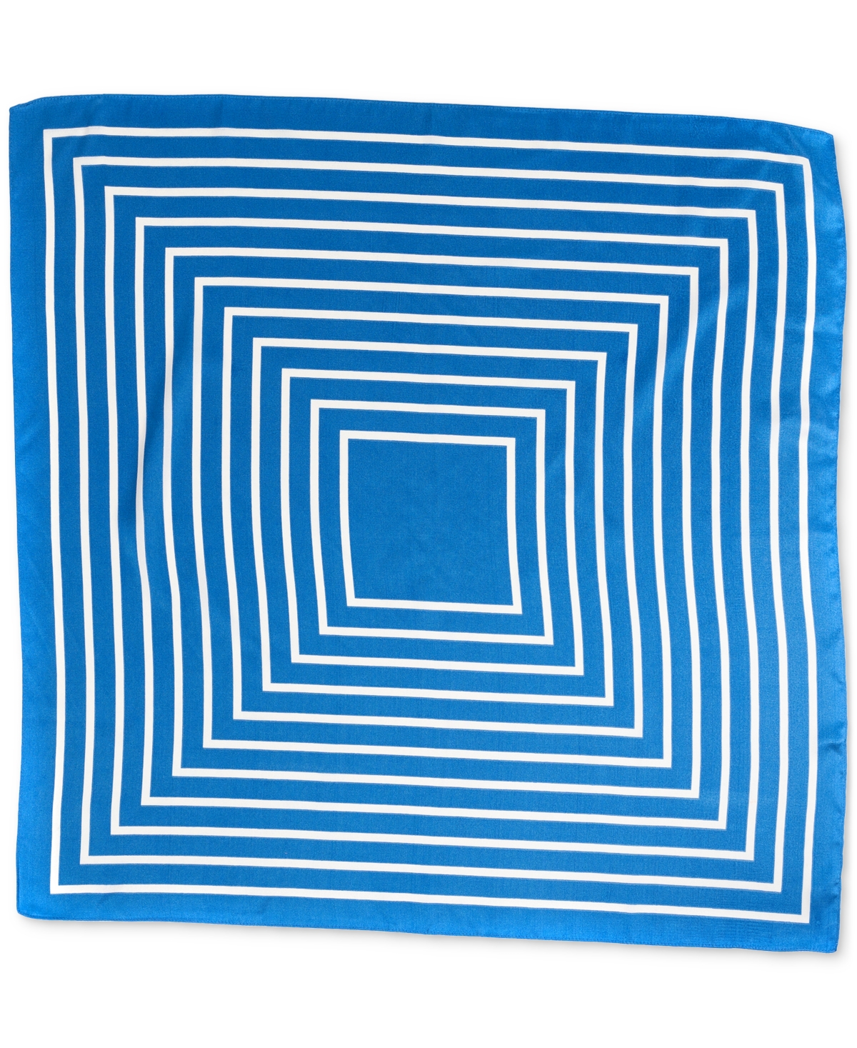On 34th Women's Striped Bandana Scarf, Created For Macy's In Cobalt