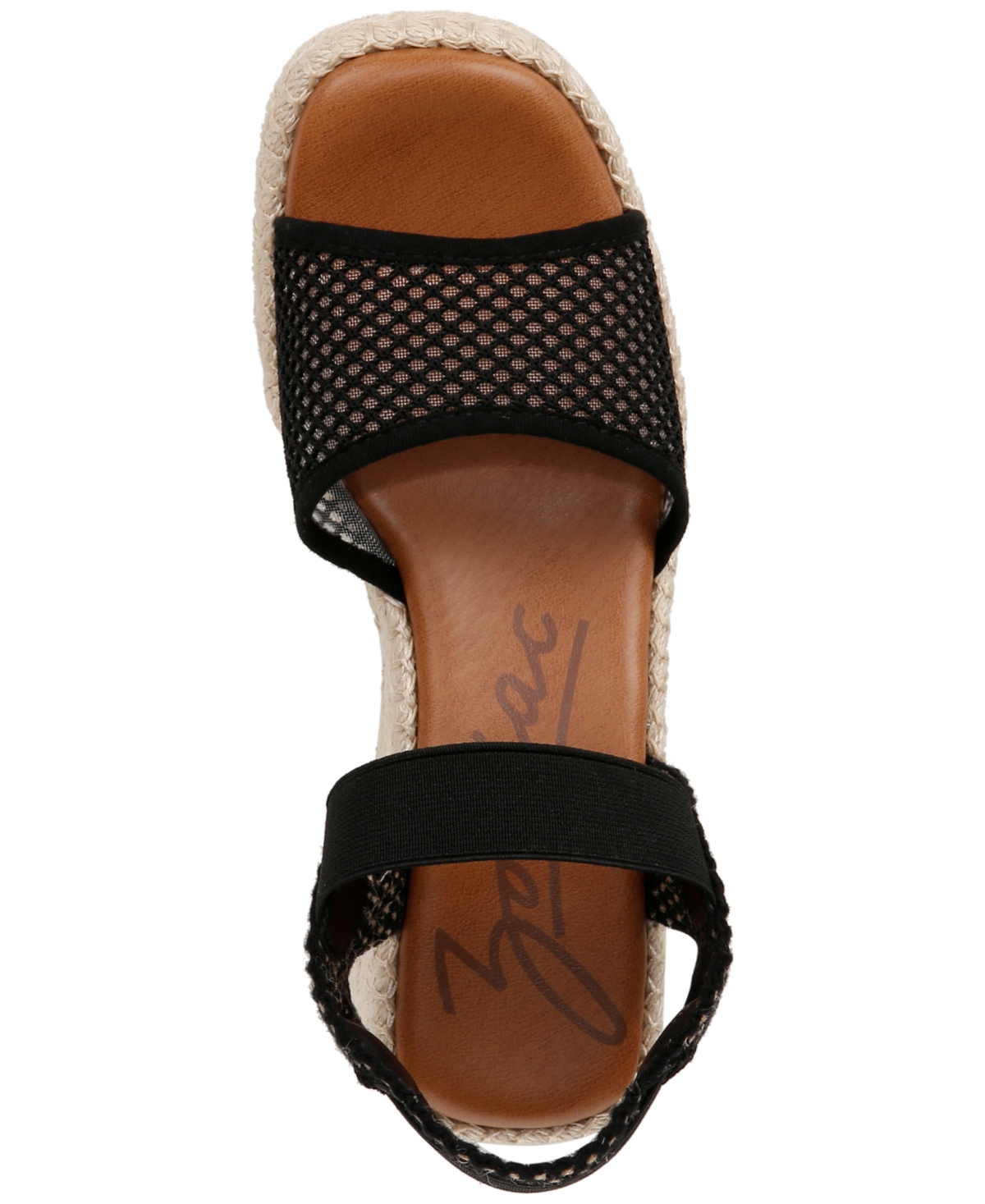 Shop Zodiac Women's Noreen Ankle-strap Espadrille Wedge Sandals In White Mesh