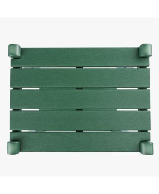 36" Outdoor Adirondack HDPE 2-Tier Patio Side Table