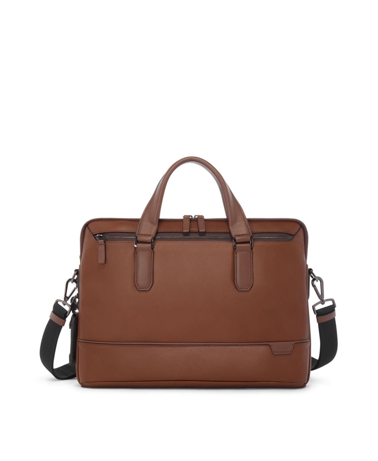 Мужские портфели Tumi Harrison Sycamore Slim Brief Leather Bag — фото 1