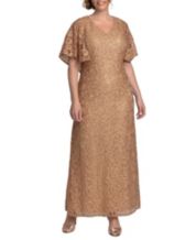 Beige Plus Size Midi Dress