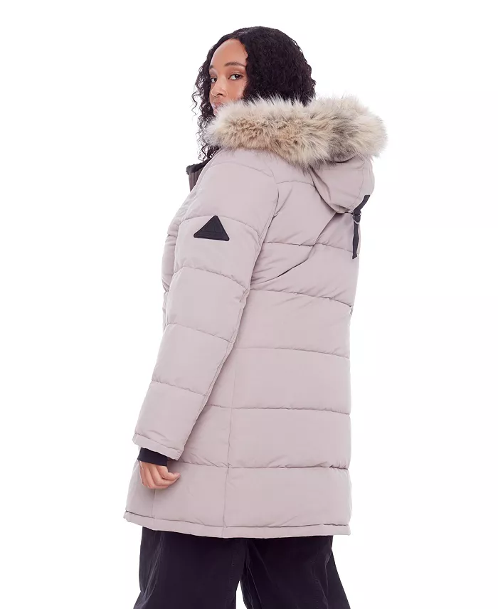 Women's Plus Size - Aulavik Plus | Mid-Length Hooded Parka Coat - thumbnail 9