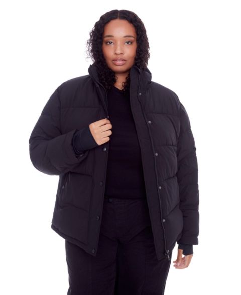 Женские куртки Alpine North Plus Size Forillon Short Quilted Puffer Jacket