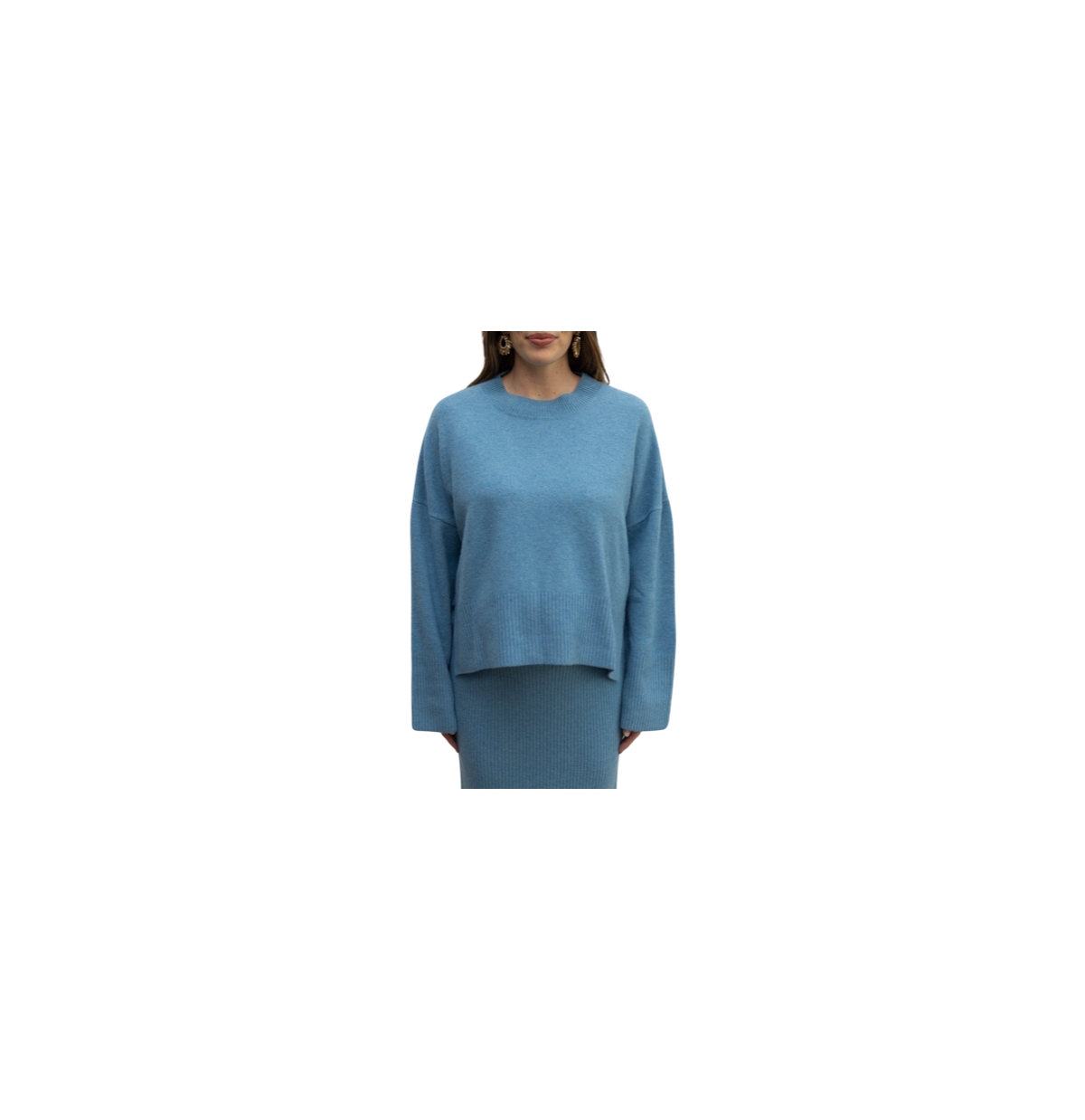 Maternity Knit Sydney Sweater - Grey