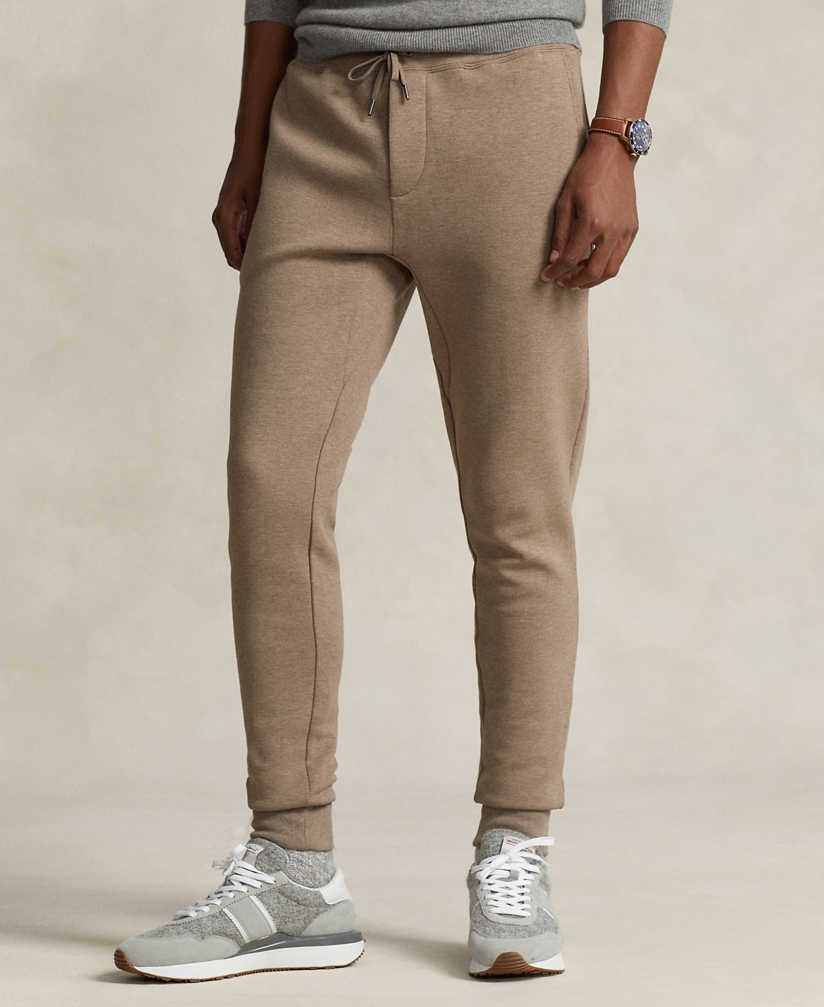 Men's Double-Knit Jogger Pants - Dark Taupe Heather