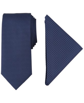 Men's Tjorn Dot Te & Pocket Square Set