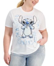 Disney Trendy Plus Size Mickey & Minnie Checkerboard Print T-Shirt - Macy's
