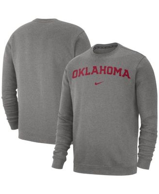 Nike - Oklahoma Sooners Men's Cotton Club Crew Neck Sweatshirt
