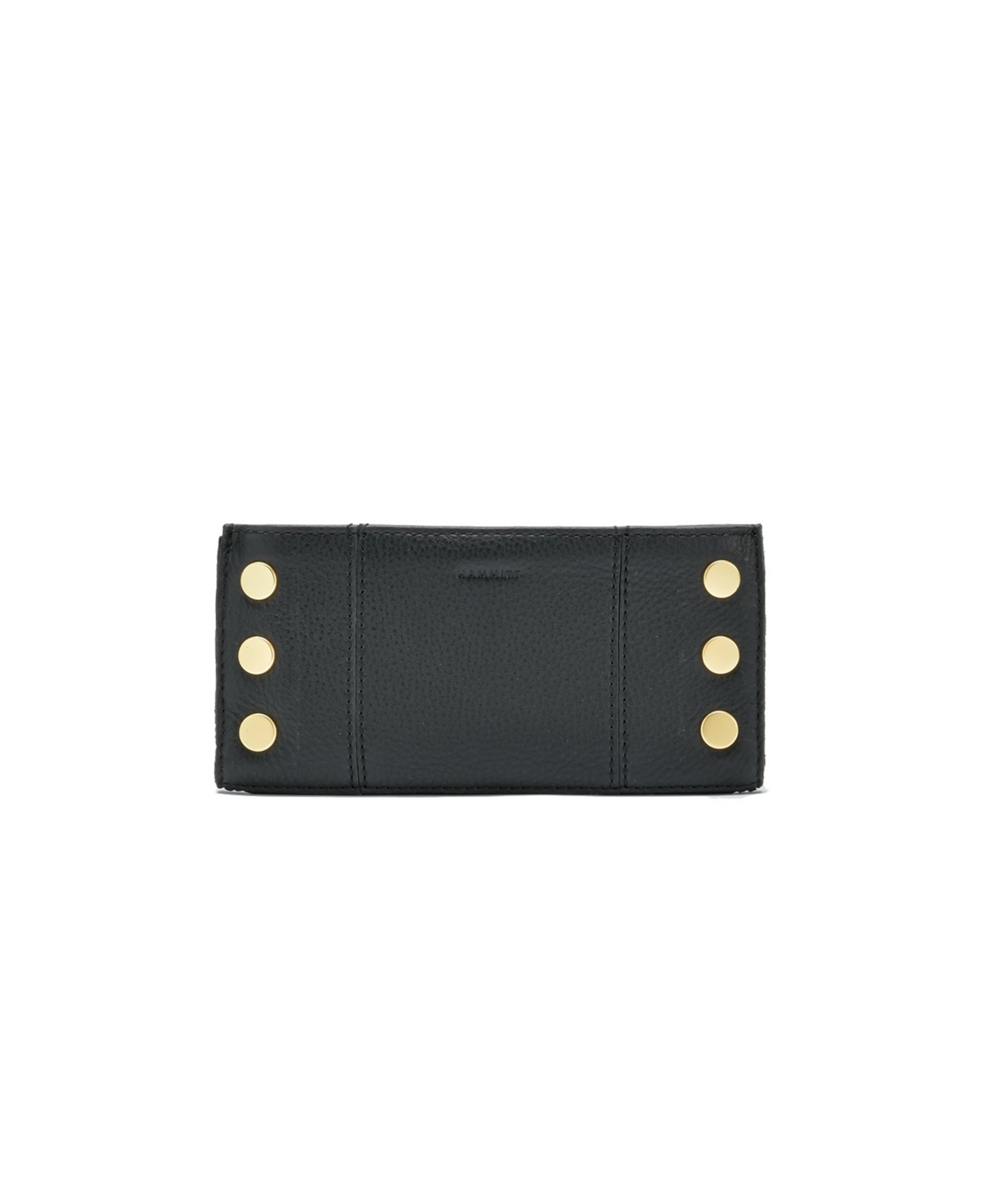 110 North Leather Wallet - Black Brushed Gold