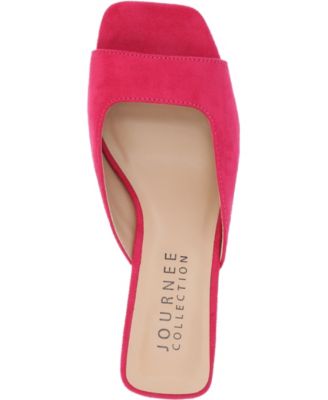 Women's Larna Square Toe Slip On Kitten Heels