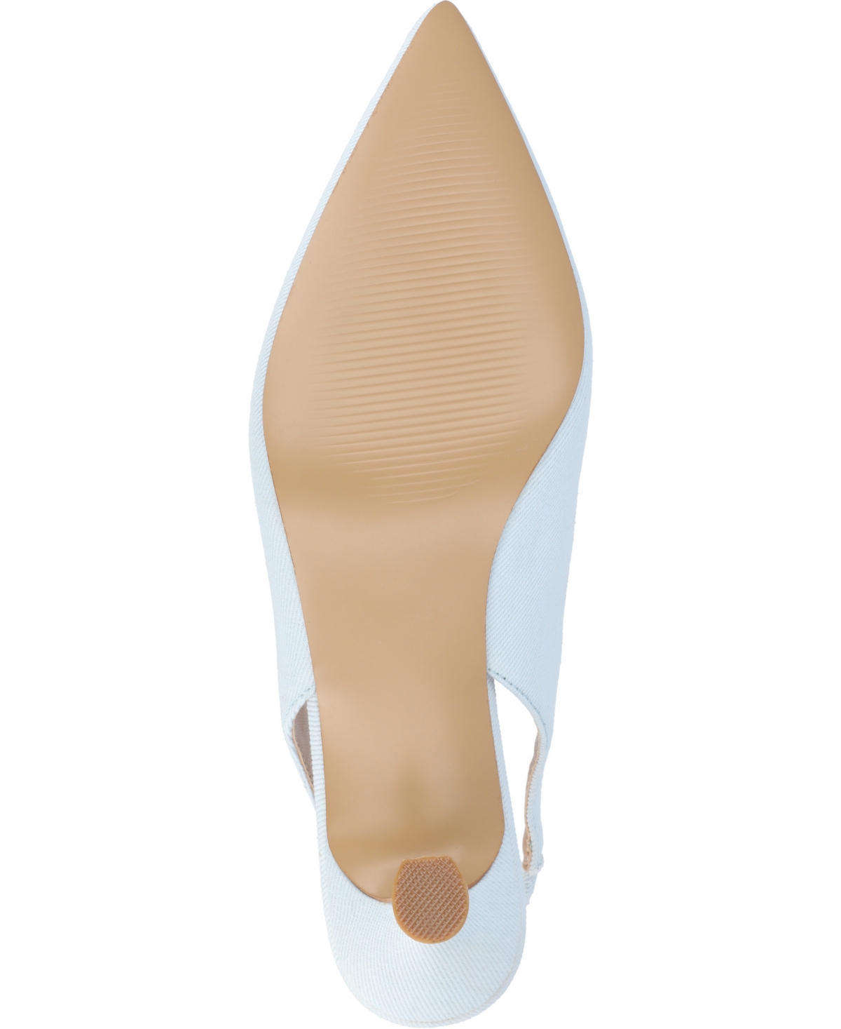 Journee Collection Women's Mikoa Slingback Pointed Toe Kitten Heels