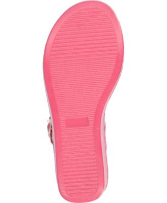 Women's Bianca Double Buckle Platform Wedge Sandals