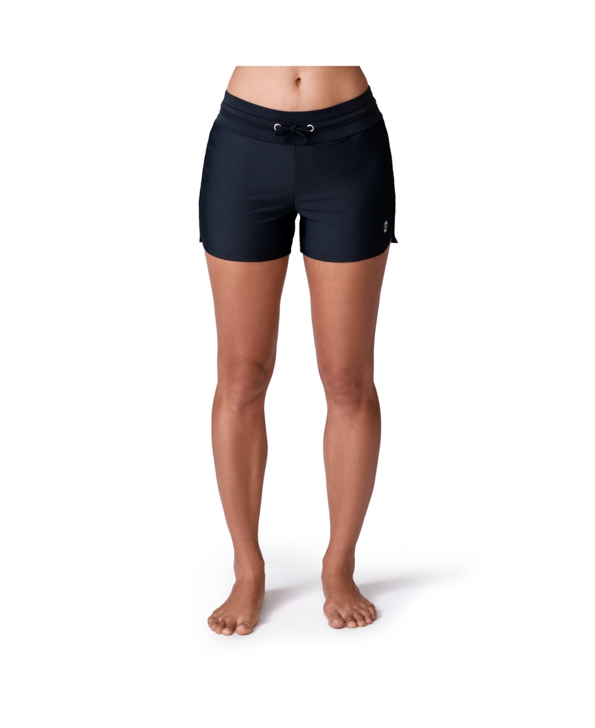 Women's Drawstring Swim Short - Black