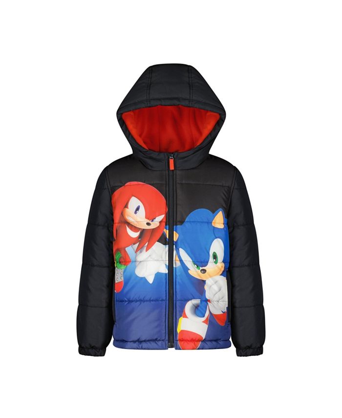 SEGA Sonic the Hedgehog Toddler Boys Printed Midweight Puffer Jacket -  Macy's