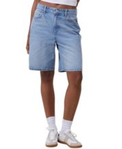 Macys womens denim discount shorts