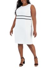 White dress for chubby girl clearance