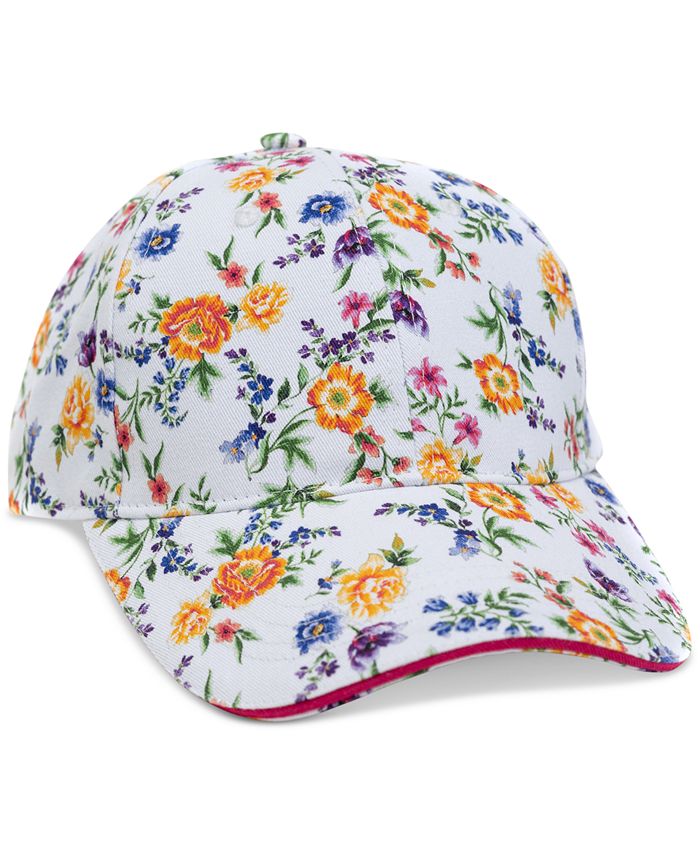 Giani Bernini Women s Cotton Floral Baseball Cap Macy s