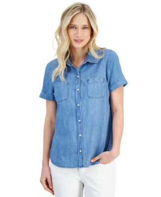 Women's Nautica button down buy shirt small