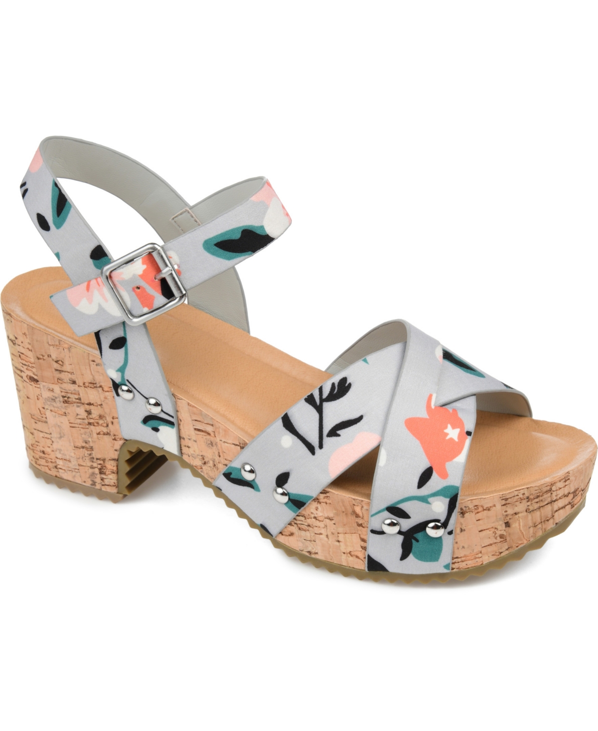 Journee Collection Women's Valentina Sandals In Floral