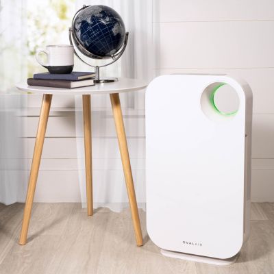 OVAL AIR H13 HEPA 5-in-1 Air Purifier with 600 sq. ft. Coverage for Allergy and Odor Reduction