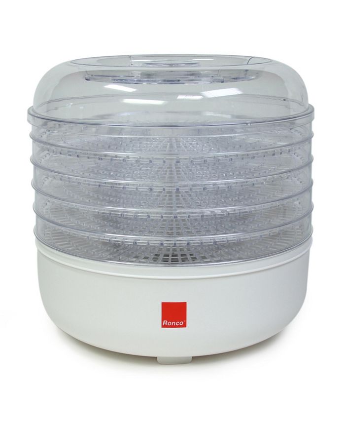 Ronco 5Tray Dehydrator, Food Preserver, Quiet Dehydrating and Easy to