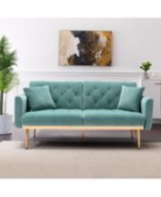 Macys velvet store couch
