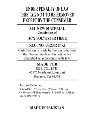 Perry Denim 5-Pc. Comforter Set, Queen