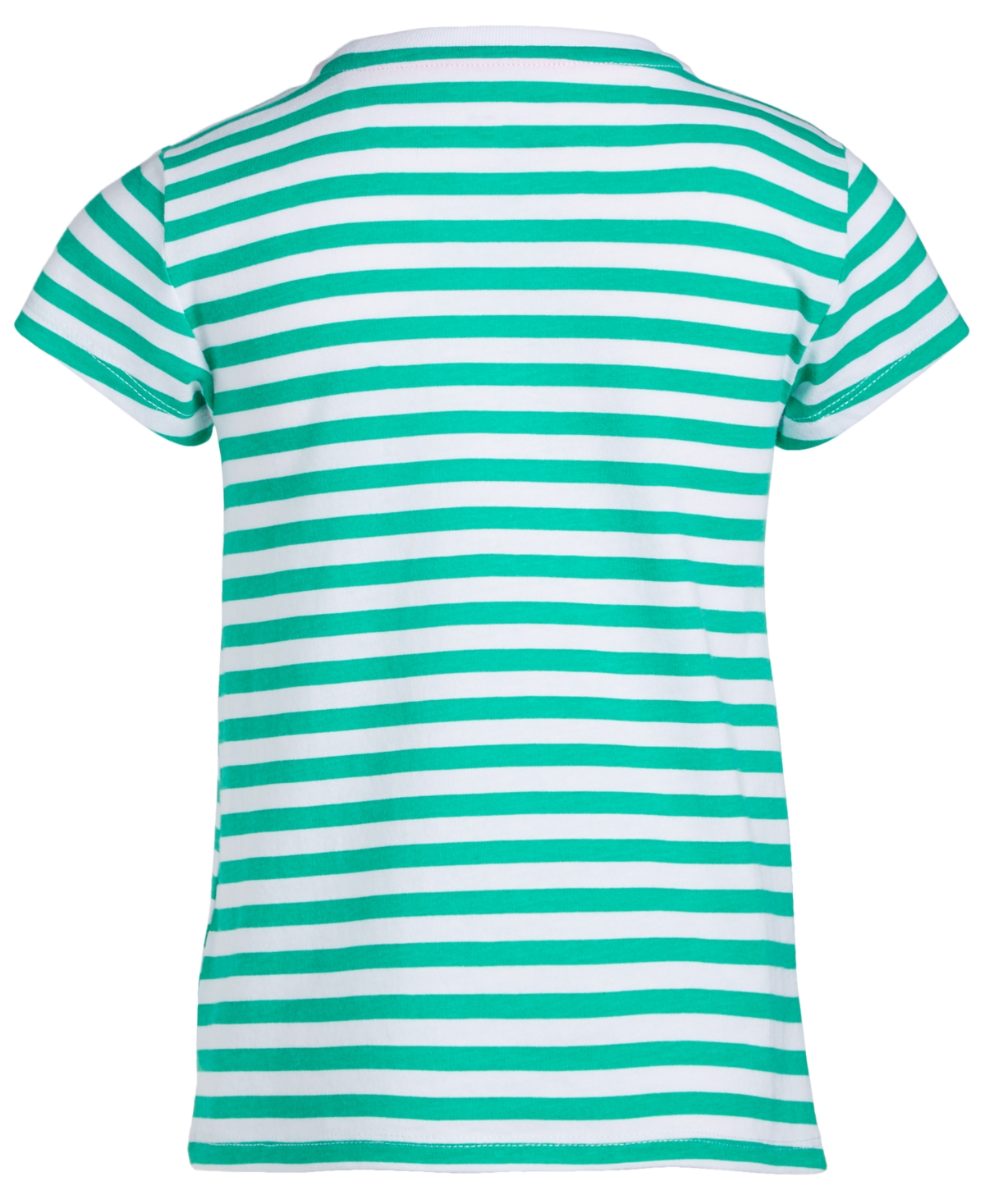 Shop Epic Threads Toddler & Little Girls Peachy Patch Striped T-shirt, Created For Macy's In True Green