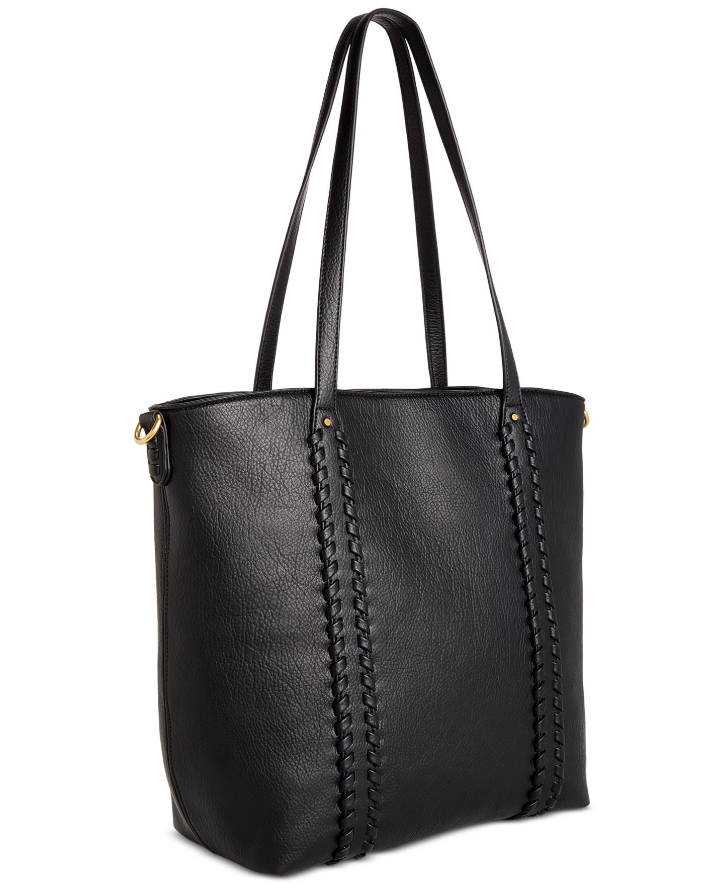 Женская сумка Style & Co Whip-Stitch Medium, Exclusively Macy's, цвет: Чёрный — фото 4