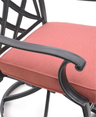 Wythburn Mix and Match Lattice Outdoor Swivel Chair, Created for Macy's