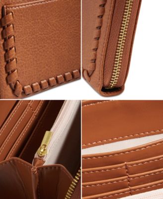 Whip-Stitch Zip Wallet
