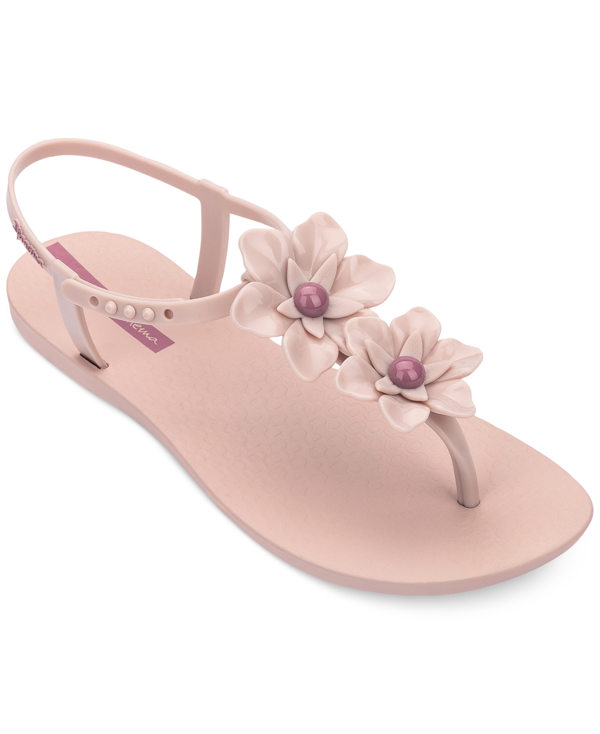 Ipanema Class Duo Flower Fem Sandals In Pink