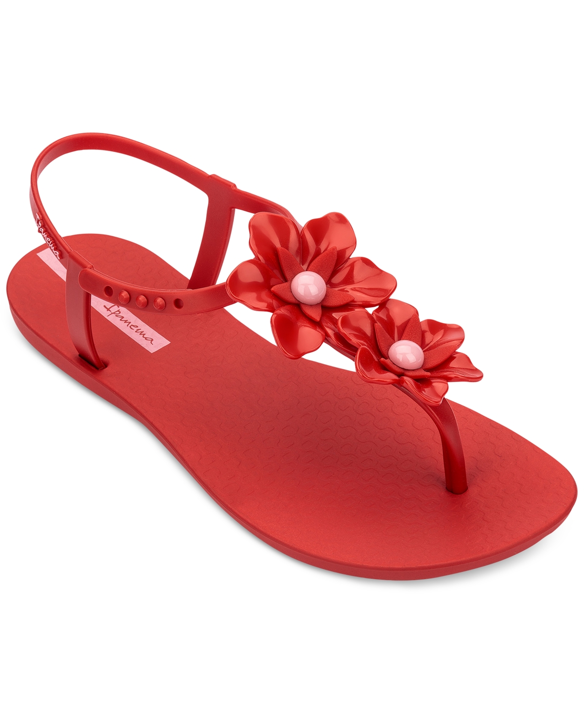 Ipanema Class Duo Flower Fem Sandals In Red